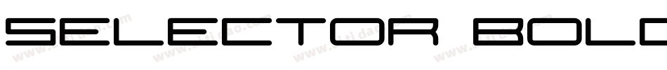 Selector Bold字体转换